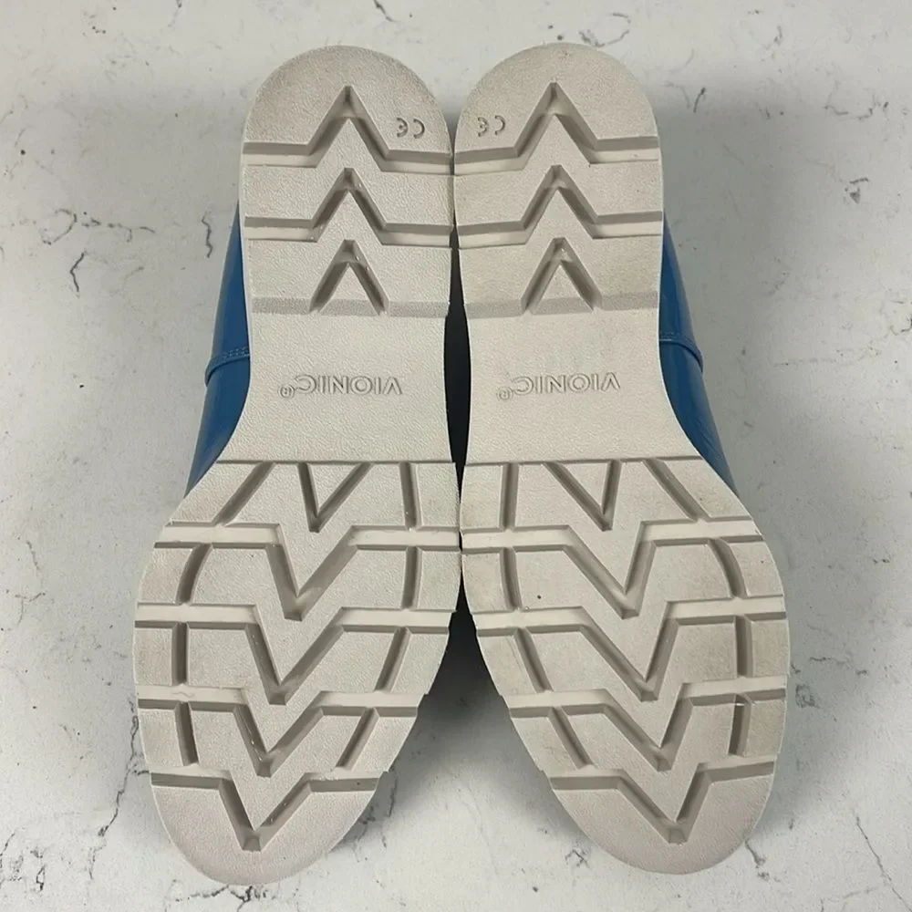 Vionic Willa Wedge Pump (Women) Captains Blue 9 Water Repellant